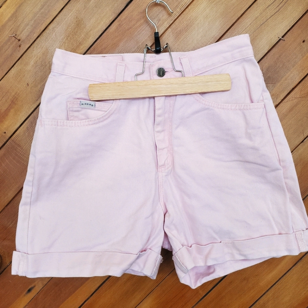 Denim Riders Pink Shorts